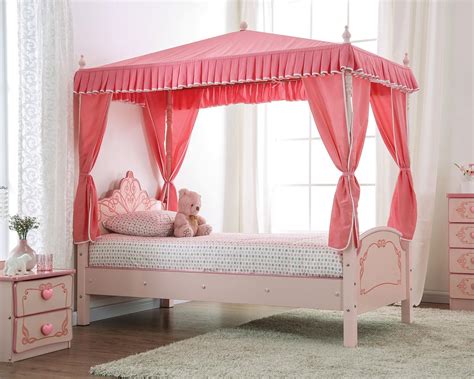 Canopy Pink Princess Bed Brandywine Furniture - Wilmington, DE