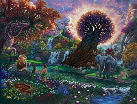 Garden of Eden, by Zac Kinkade - Village Gallery