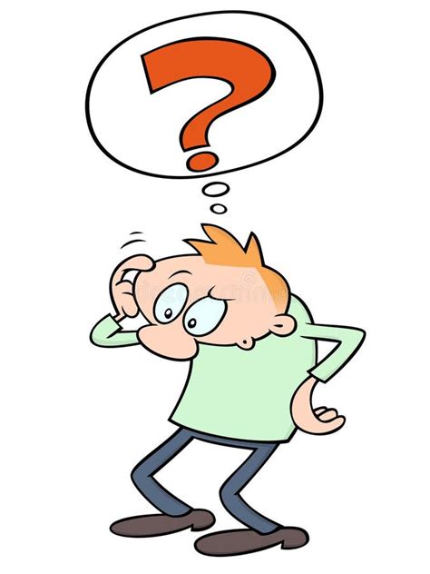 Kid Confused Clipart Cartoon