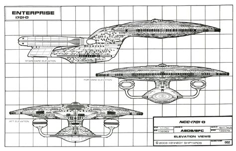 Uss Enterprise 1701 D Schematics