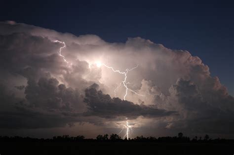 Photography Nature: Boom! Lightning Strikes From Storm Clouds In New ...