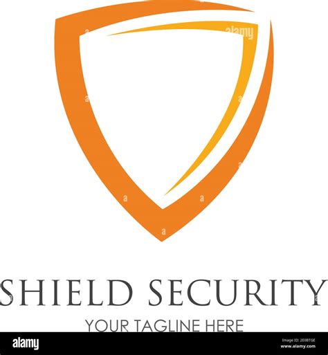 Shield Security logo design vector illustration template Stock Vector ...