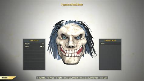 Rare Fasnacht Masks Fallout 76 2024 - Max Allegra