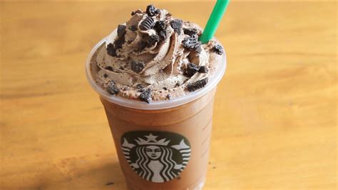 Starbucks Mocha Cookie Crumble Frappuccino | SweetTreats - YouTube