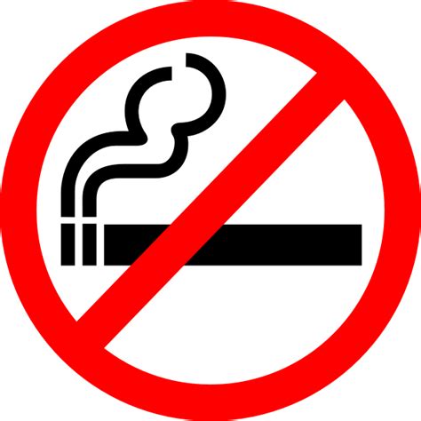 Vector image of smoking forbidden sign label | Free SVG