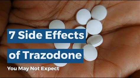 7 Side Effects of Trazodone You May Not Expect - YouTube