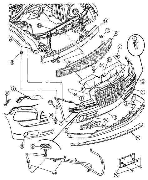 Chrysler 300 body parts diagram