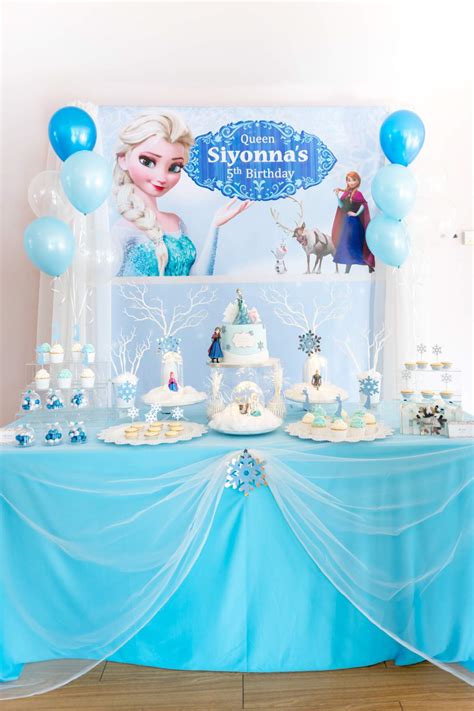 Frozen Theme Birthday Party Ideas | Photo 1 of 19 | Catch My Party