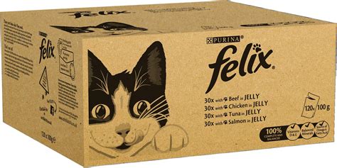 Felix Cat Pouches Poultry in Jelly, 12 x 100g : Amazon.co.uk: Pet Supplies