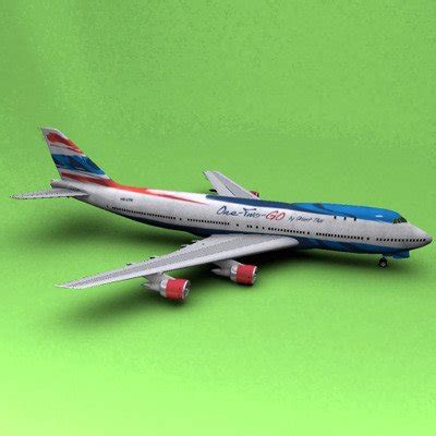 Boeing 747 3D Model - 3DHunt.co