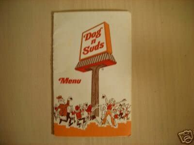 Vintage DOG n SUDS Menu | #25968711