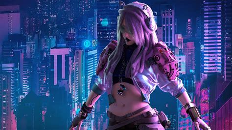 Cyberpunk City Girl Cyberpunk Girl Art, Cyberpunk Female, Cyberpunk ...