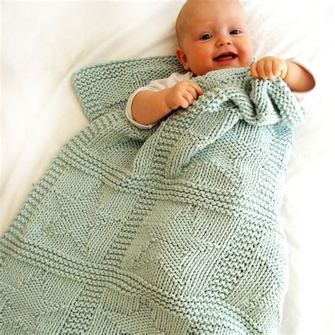 Baby Star Blanket Learn To Knit Kit: 100% Soft Cotton By Sproglets Kits