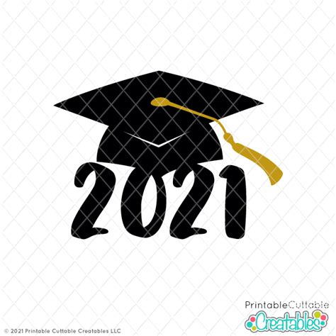 Graduation Caps Insert Card Free SVG File for Cricut