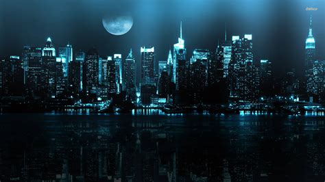 [200+] New York City Night Pictures | Wallpapers.com