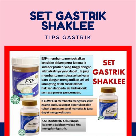 Gastrik Shaklee | Ubat Gastrik Terbaik