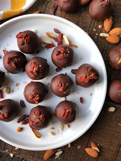 Goji Berry Truffles - Bake It Paleo