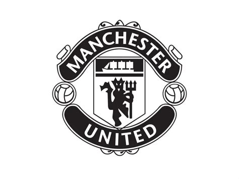 Manchester United FC Black Logo PNG vector in SVG, PDF, AI, CDR format