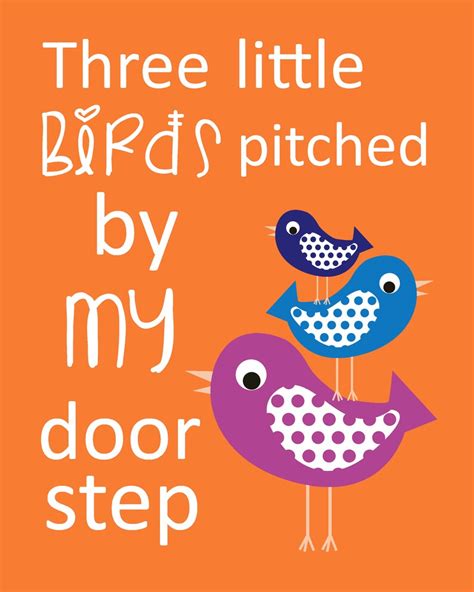 Three Little Birds Wall Art Three Little Birds Baby Three | Etsy