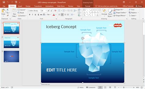 Tip of The Iceberg PowerPoint Template