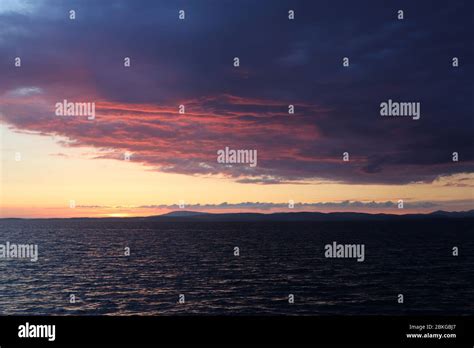 Morecambe Bay sunset Stock Photo - Alamy