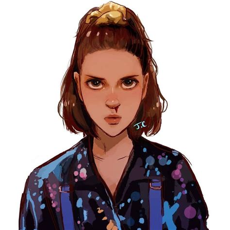 Eleven Stranger Things Cartoon Drawing - Stranger Eleven | Bodbocwasuon