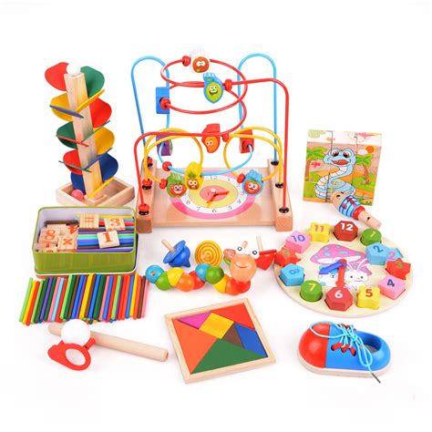 14pc/set New Wooden Education Toys for 3 years Baby Children's Early ...