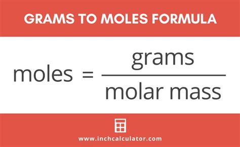 Grams to Moles Calculator