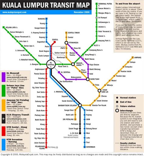 Rapidkl map - Map rapid kl (Malaysia)