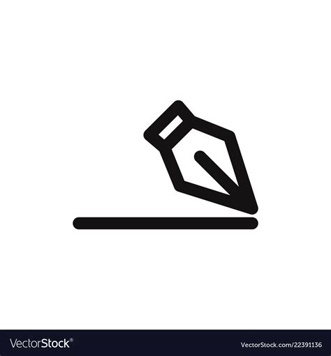 Signature icon Royalty Free Vector Image - VectorStock