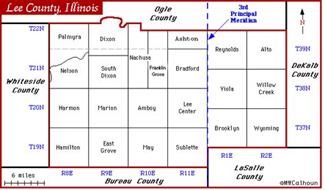 Maps of Lee County, IL, USA