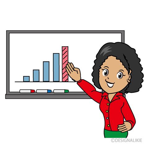 Female Presentation Clip Art Free PNG Image｜Illustoon