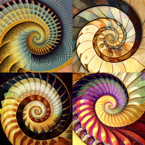 I Asked an AI Art Generator to Make Fibonacci Spirals in the 10 Most ...