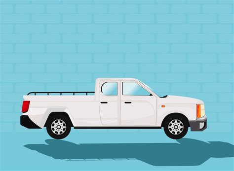 Premium Vector | Mockup truck poster