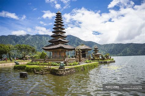 Temple in the Lake, Lake Bratan, Bali, Indonesia — travel destination ...