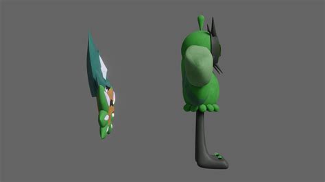 Ogerpon and Mask 3D model rigged | CGTrader