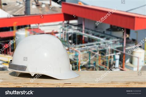 Construction Work Safety Helmet Safety First Stock Photo 352908908 ...