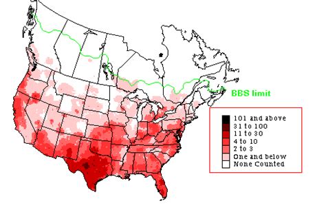 Turkey Vulture - Breeding Range Map