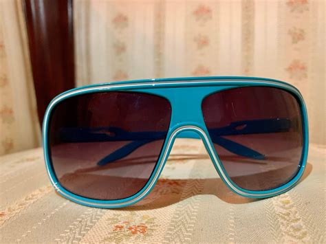 Vintage 80’s Turquoise Aviator Sunglasses