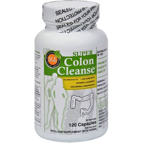 Health Plus Colon Cleanse Super, 120 CP - Walmart.com - Walmart.com