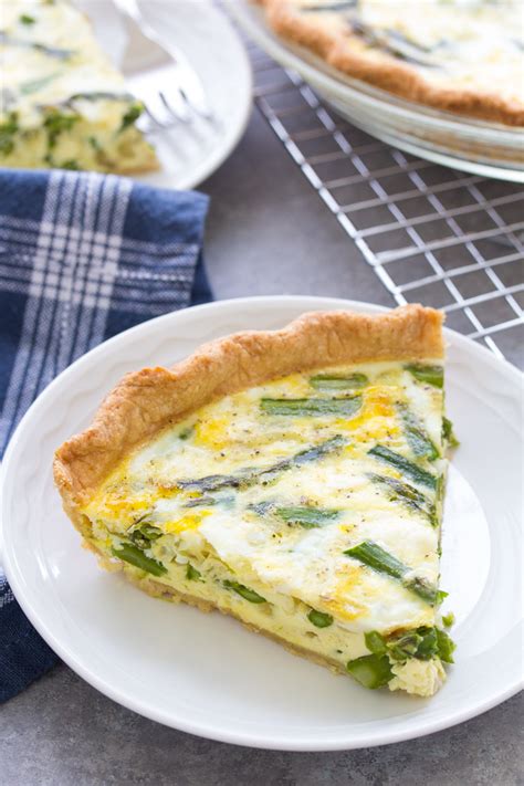 Homemade Asparagus Quiche - Kristine's Kitchen