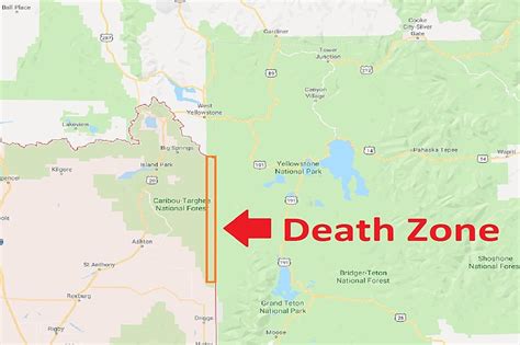 Yellowstone Zone Of Death Map - Cape May County Map