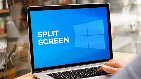 Split Screen Laptop And Monitor