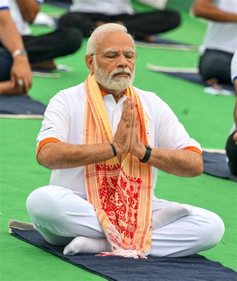 Pix: Narendra Modi does yoga in Mysuru - Rediff.com India News