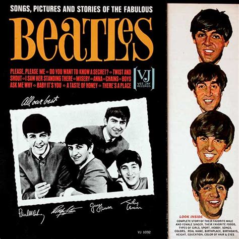 Songs, Pictures And Stories Of The Fabulous Beatles (United States ...