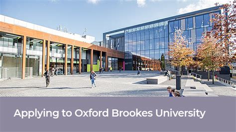 Guide to Study in Oxford Brookes University as an International Student ...