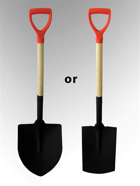 Shovel and Spade. I would call the one on the left a Shovel and the one ...