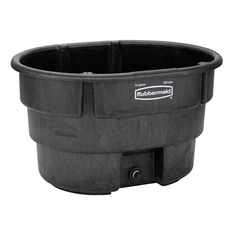 Rubbermaid Commercial Products 70 Gal. Stock Tank-RCP4244BLA - The Home ...