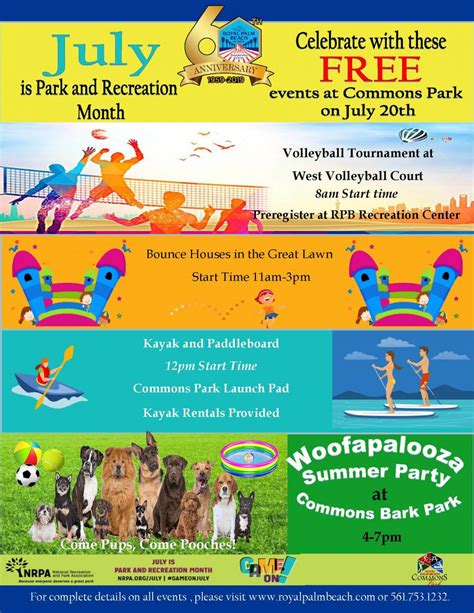 Park and Recreation Month events | Village of Royal Palm Beach Florida