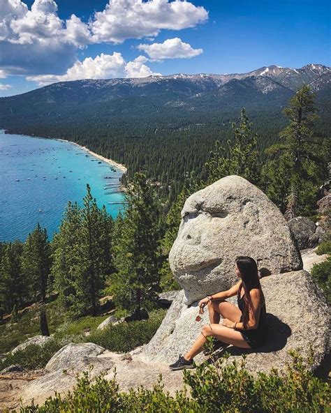 Active NorCal on Instagram: “Hanging with Monkey Rock over Lake Tahoe ...